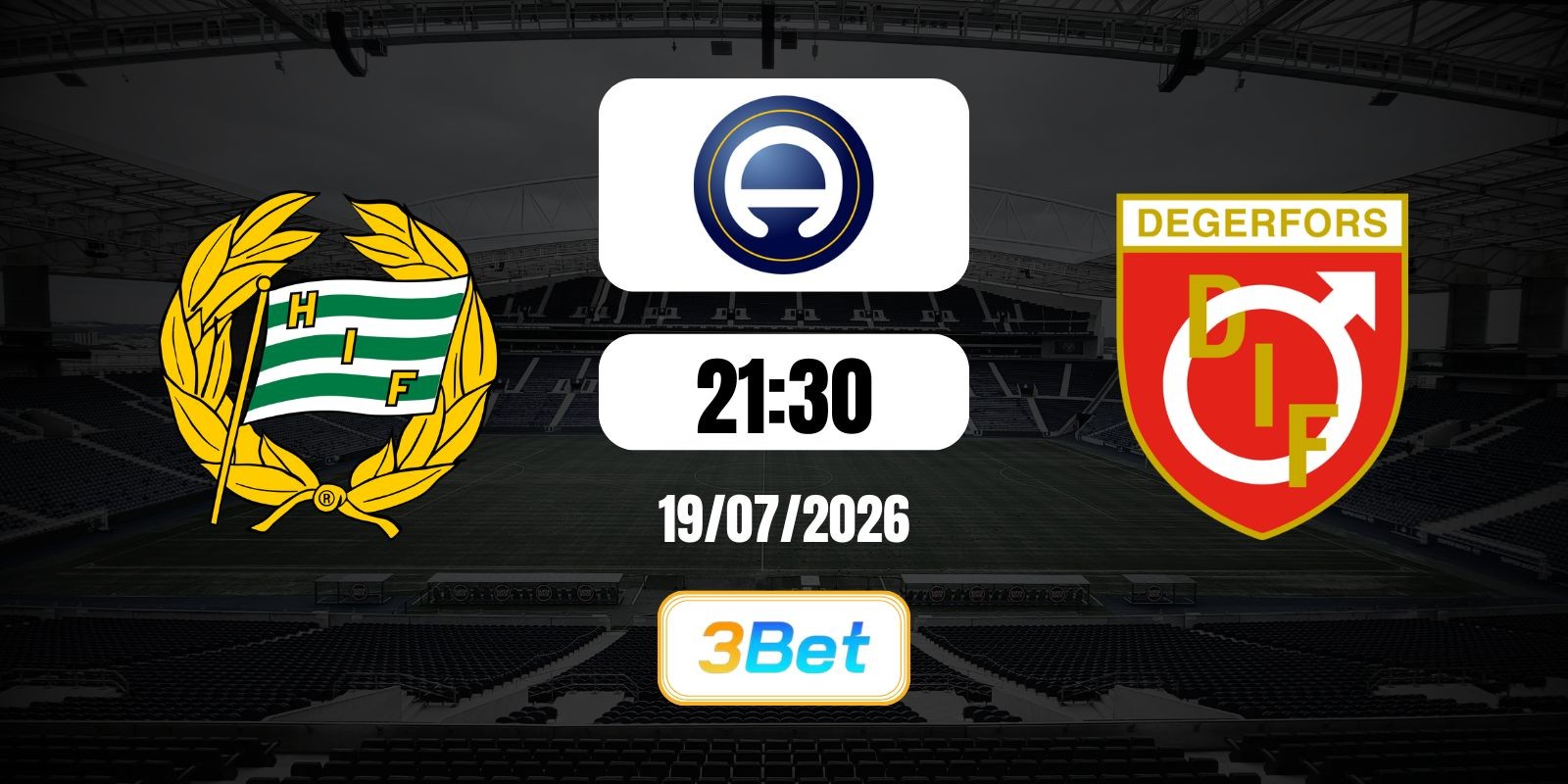 3BET Soi kèo Hammarby vs Degerfors 21h30 ngày 19/07/2026 - Allsvenskan